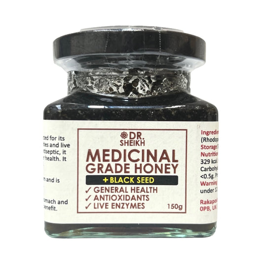 DrSheikh Medicinal Grade Honey plus BLACK SEED