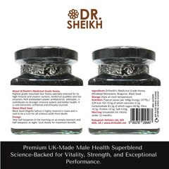 DrSheikh Medicinal Grade Honey plus BLACK SEED
