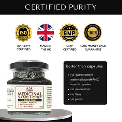 DrSheikh Medicinal Grade Honey plus BLACK SEED