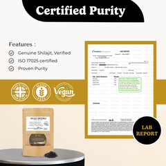 Halal Himalayan Shilajit Resin Crystals. 2X Strength. Airline-friendly (No Moisture) 15-30-60g