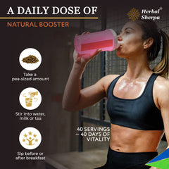 Herbal Sherpa KX-901 Crystals Pre-Workout & Recovery with Rhodiola, Shilajit & Reishi