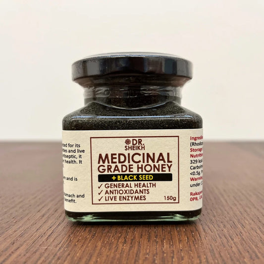 DrSheikh Medicinal Grade Honey plus BLACK SEED