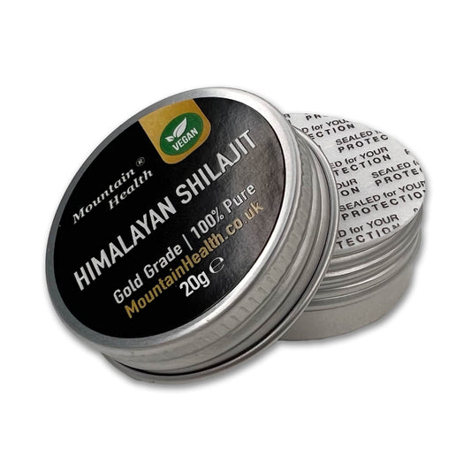 Shilajit Resin, Pure Himalayan Shilajit - Gold Grade 100% Pure, High In Fulvic & Humic Acid, Boosts Immune System & Vitality, Vegan. 10-20g, Packaging may differ.