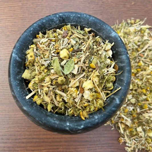 Sleep Tea with Passionflower, Fennel, Apple, Chamomile, Cardamom, Cinnamon (30g)