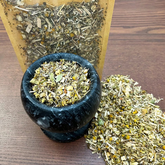 Sleep Tea with Passionflower, Fennel, Apple, Chamomile, Cardamom, Cinnamon (30g)